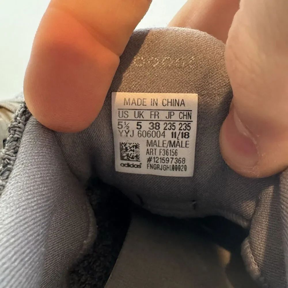 Adidas UltraBoost‎ 4.0 Grey White Womens 7 (Men’s 5.5) Sneakers Shoes F36156